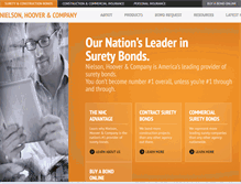 Tablet Screenshot of nielsonbonds.com